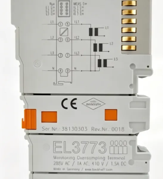Beckhoff EL3773 EtherCAT Power Monitoring Terminal 3-Phase Voltage Current Measurement Module 16-Bit Oversampling photo-3