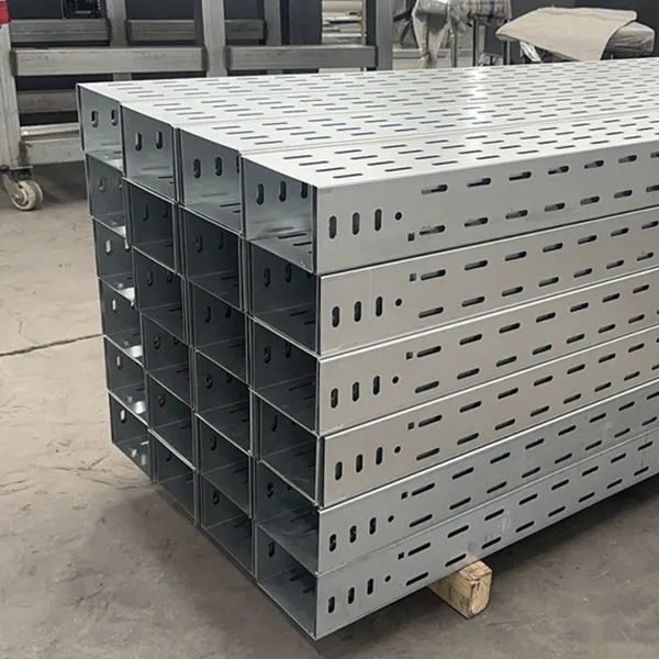 Perforated Cable Tray With 50mm Riser Height, 600mm Length, 300mm Width, 1.5mm Steel, Zinc Coated