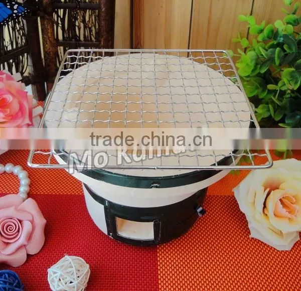 Camping/indoor Ceramic Bbq Grill Table Use Wood Fire Mini Size photo-4