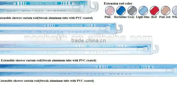 Shower Curtain Pole Stainless Steel Shower Rod SS304 Shower Curtain (8041-8046) photo-4