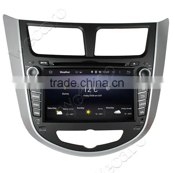 Wecaro WC-HU7202 Android 4.4.4 Car Stereo Touch Screen for Hyundai Accent Car Audio Android 16GB Flash 2011-2014 photo-5