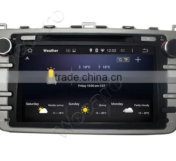 Wecaro Android 4.4.4 Car Dvd Player 8" Quad Core Car Media Player for Mazda 6 Car Stereo Wheel Steering Control 2008-2012 Quality Choice photo-4