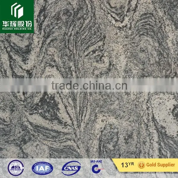 China Juparana Granite, Black Color Granite, Crazy Veins Granite Slabs, Tiles, Steps