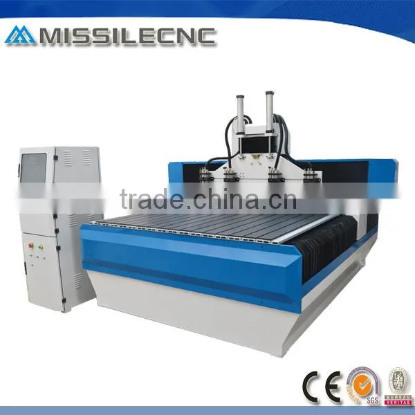 2016 Precision Double Z-axis 6 Heads 3d Carving Wood Cnc Router photo-3