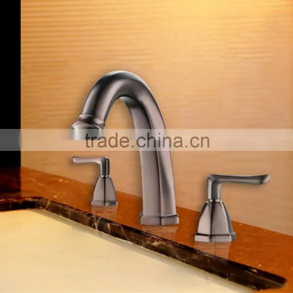 Hot Sale Double Handle Brass Basin Faucet BNF589 photo-5