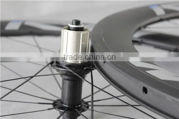 Carbon Clincher Road Bike Wheelset UD-matt Cabron Fiber Bike Wheelset China W56C photo-3