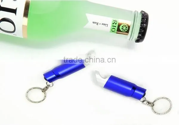 (1500348) Promotional Aluminum Mini 3 LED Flashlight Keychain With Bottle Opener photo-4