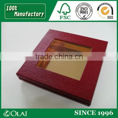 High Grade Leather Chocolate Packaging Box for Sale