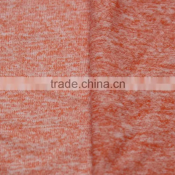 Cationic Polyester Heather Lycra Fabric for Sports Jersey Supplier's Choice photo-3