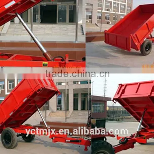 3T Single Axle Trailer Hot Sale Dump Trailer With Crane photo-4
