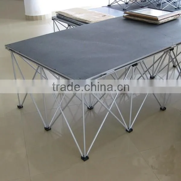 Exhibition Cheap Portable Stage Deck, Stage Platform With Foldable Riser photo-2