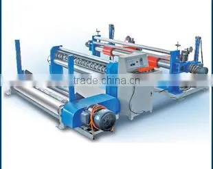 Jumbo paper roll slitter rewinder machine