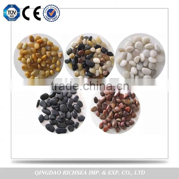 Fine Price Outdoor Yellow Cobbles Pebble Stones Manufacturer photo-6