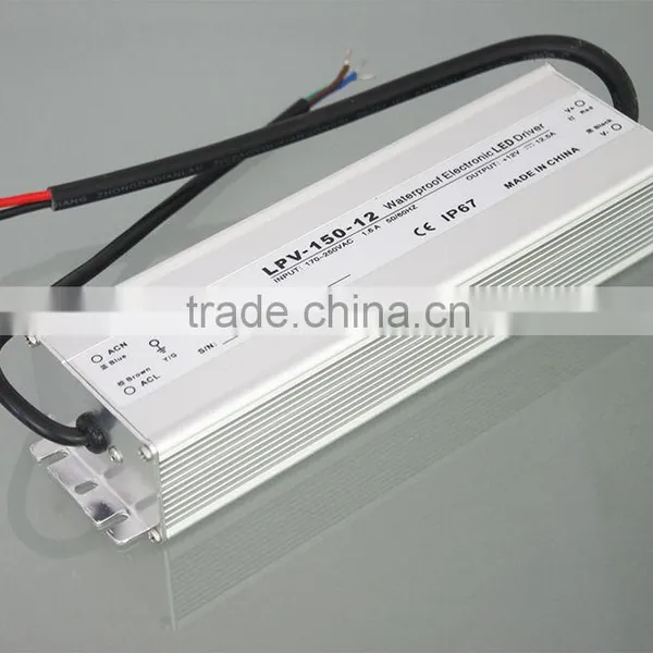 150W 12V 12.5A UL&CB&CE SINGLE OUTPUT,WATERPROOF LED DRIVER,SWITCHING POWER SUPPLY photo-2