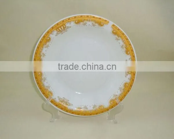 Cheap Porcelain Edge Fold Dinner Plate for India and Africa Market photo-5