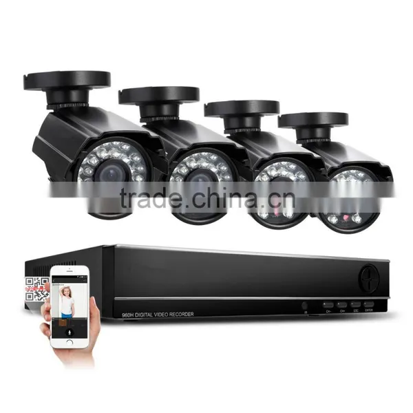 8CH CCTV System 720P DVR 4PCS 1200TVL IR Weatherproof Outdoor CCTV Camera Home Security System Video Surveillance Kits