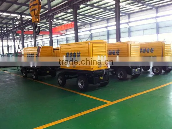 Best Quality 4 Wheels Mobile Trailer Diesel Generator Set 10-500KW photo-2
