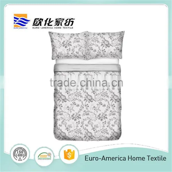 China Factory Double Size Bed 4 Pcs Sheet Set Bedding Set photo-6