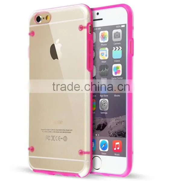 TPU Rubber Gel Ultra Thin Transparent Clear Protective Case Cover for Iphone 6s photo-4
