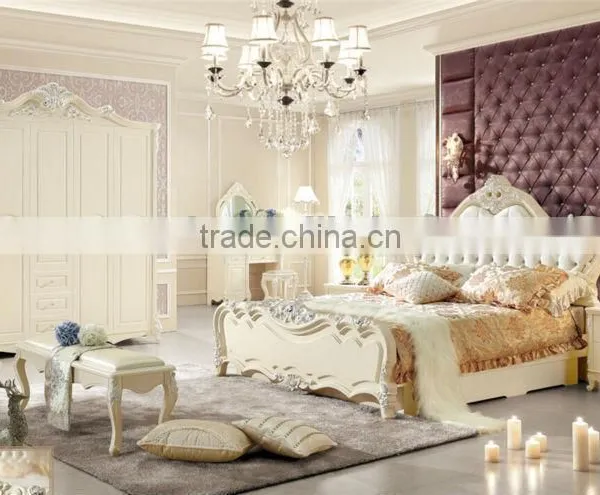 Bedroom Set Furniture Sleeping Bed Foshan Furniture Market photo-3