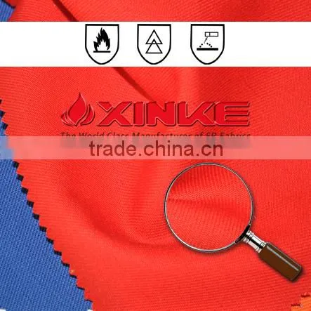 Xinke EN 11612 Cvc Cotton/polyester 65/35 Fireproof Waterproof Fabric photo-2