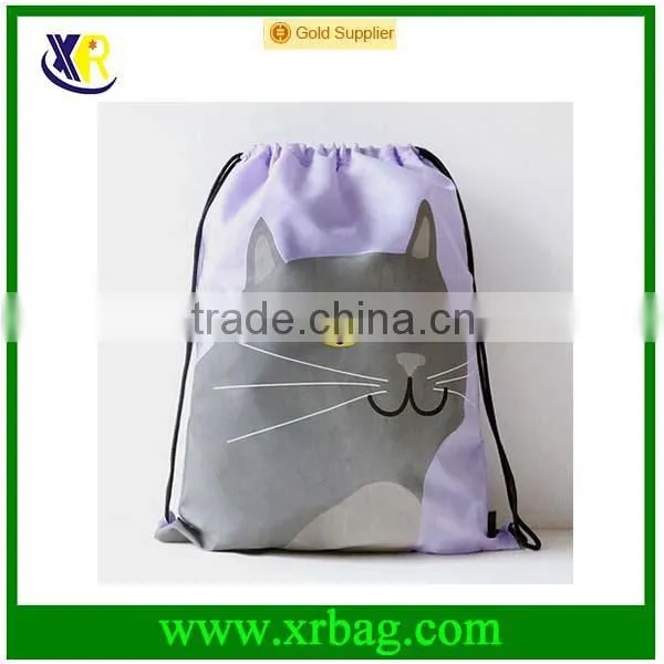 Custom Drawstring Backpack School Bags With Straps for Kids photo-3