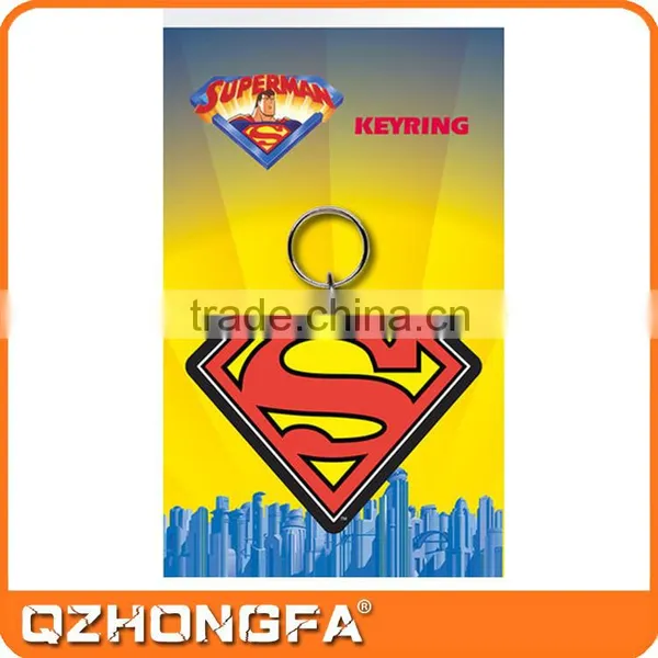 Super Man Custom Key Chain, Rubber Key Chain photo-2
