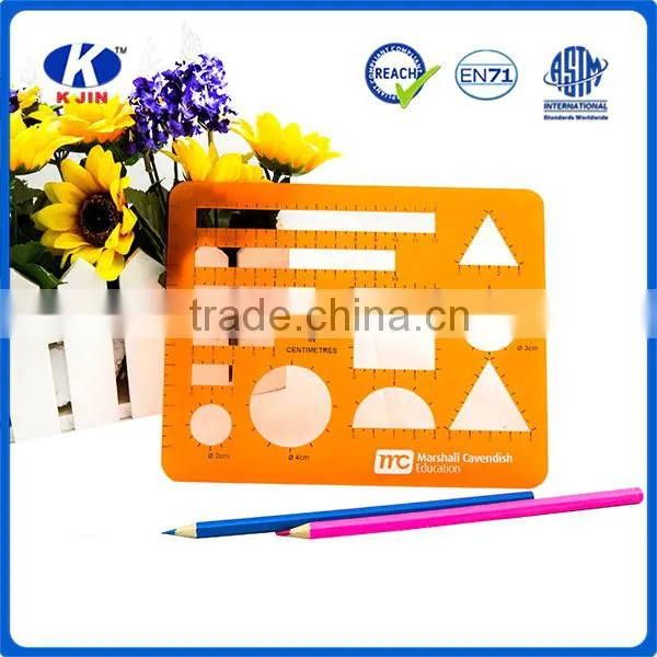 2016 OEM Accept Promtional Plastic Template Ruler for Students photo-5