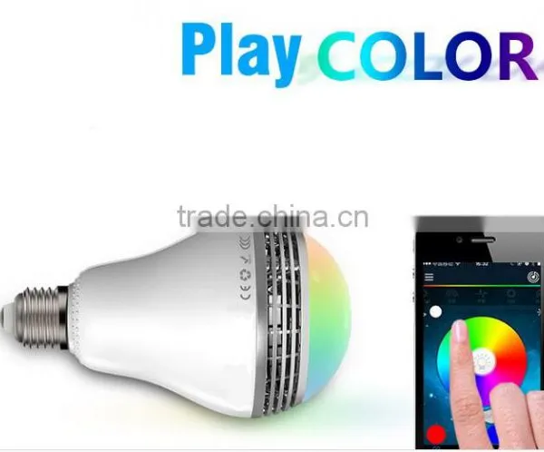 Colorful Bulb LED Light Mini Bluetooth Wireless Speaker photo-2