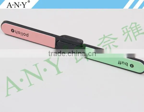 Professional Nail Art Polish Tools Cheap Plastic Folding Nail File 4 Way Use photo-3