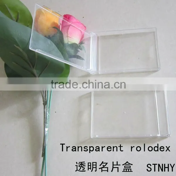 Mini Transparent Rolodex