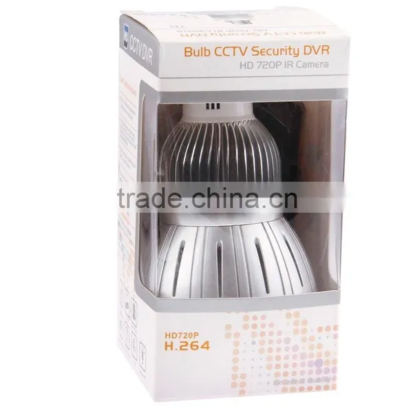 E27 Bulb Style Mini IR Night Vision Voice Activated Motion Detection Hidden Lamp Camera photo-6