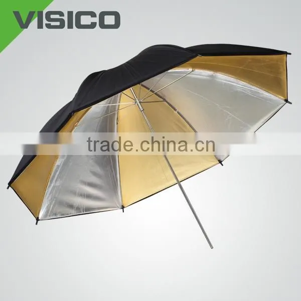 Photographic Photo Studio Lighting Flash Gold Silver Photo Reversible Umbrella photo-2