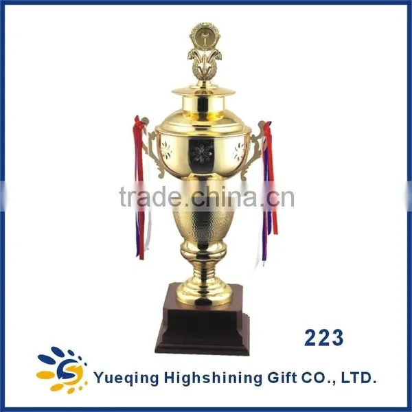 High Quality Metal Competition Souvenir Trophy and Award With Plastic Ball photo-2