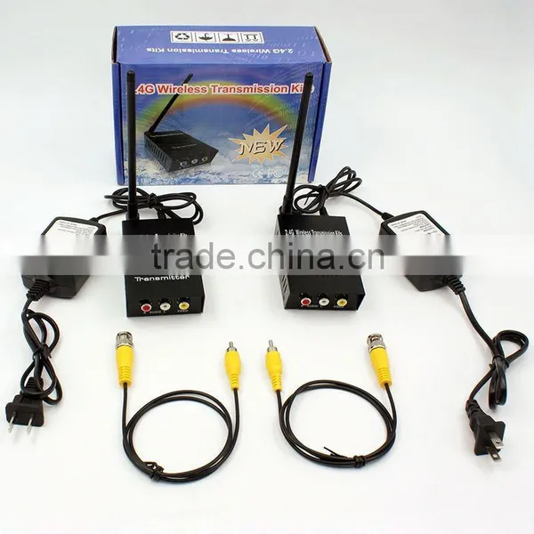 2.4GHZ 2W Wireless Audio Video Transmitter and Receiver av Out 2000m 2W 2.4G Wireless AV Video Sender + Receiver photo-5
