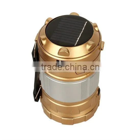 GY34 Portable Led Rechargeable Solar Powered Camping Lanterns Tent Lamps With Mobile Phone Charger photo-4