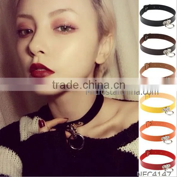 IN STOCK Vintage Silver Black Charm Choker Necklace For Sale Quality Choice photo-2