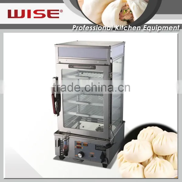 WISE Countertop Square Chinese Food Display Steamer Mechanical Type As Catering Equipment photo-5