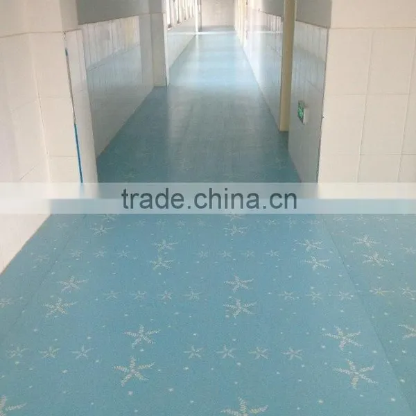 Simple Color Surface Treatment and Indoor Usage Pvc Garage Floor