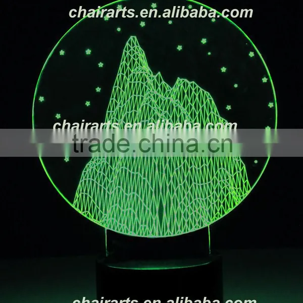 Remote Control 3d Decorative Table Lamp photo-3