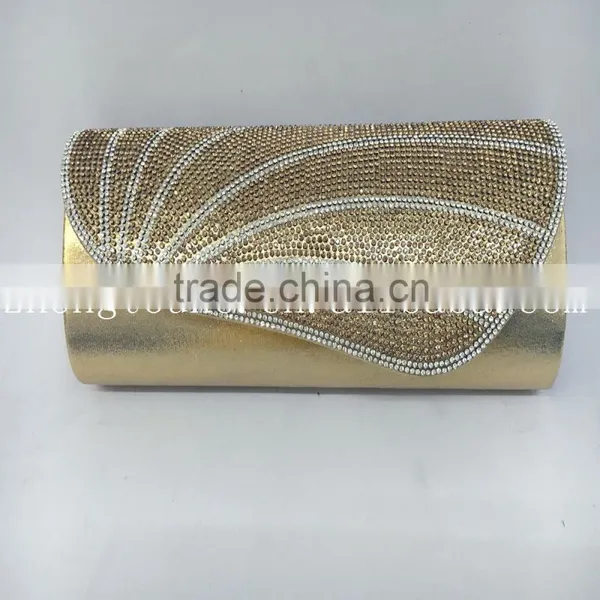 High Quality Fashion Shining RhinstonePVCparty Bags
