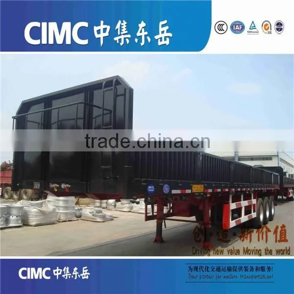 CIMC BPW Axle Dropside Flatbed Semi Trailer Tractor By Beiben Head Sales Africa photo-3