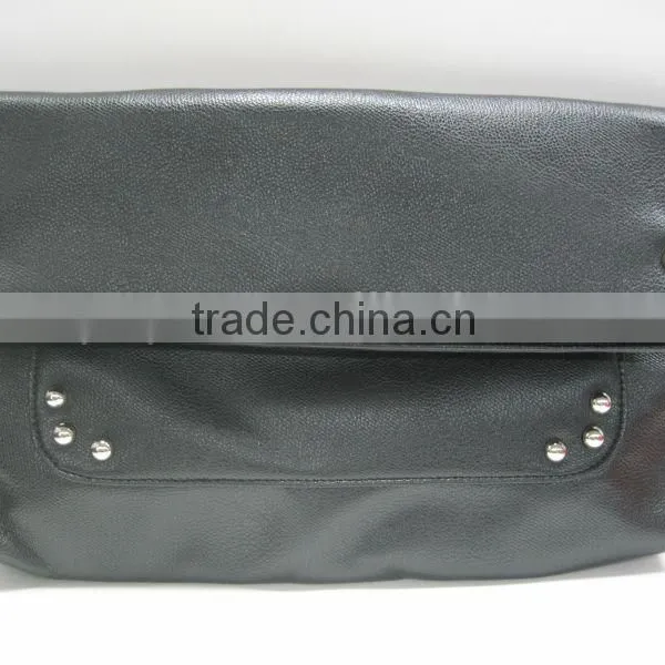 Rivet Studded Women Clutch Handbag PU Leather