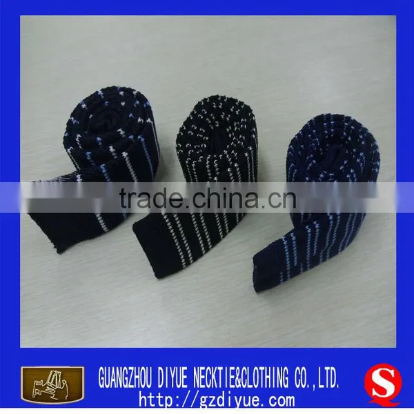 100% Polyester Stripe Knitted Tie