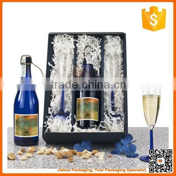 Paper Folding Wine Box for Single Gift Wine Bottle Box Packaging photo-2
