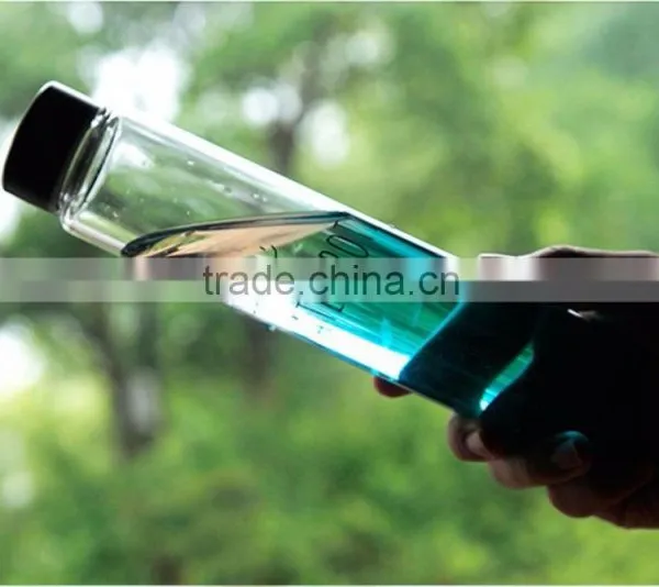 2016 Fashionable Stylish Borosilicate Glass 300ml Champange Vodka Wine Bottle photo-6