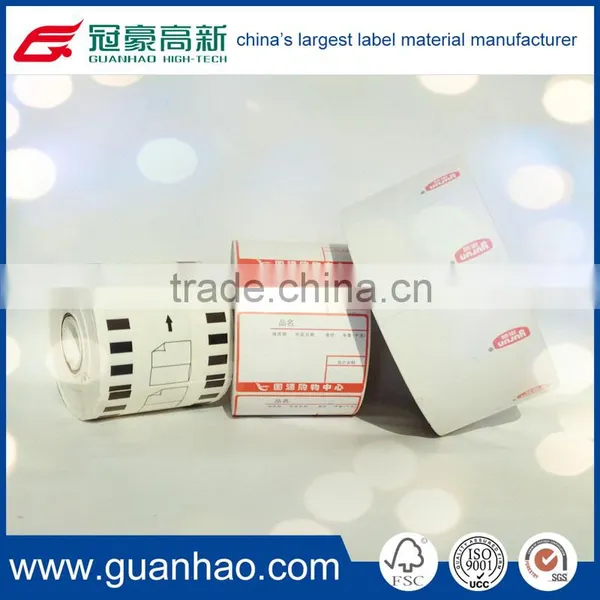 good quality water resistant thermal custom shelf price sticker labels roll