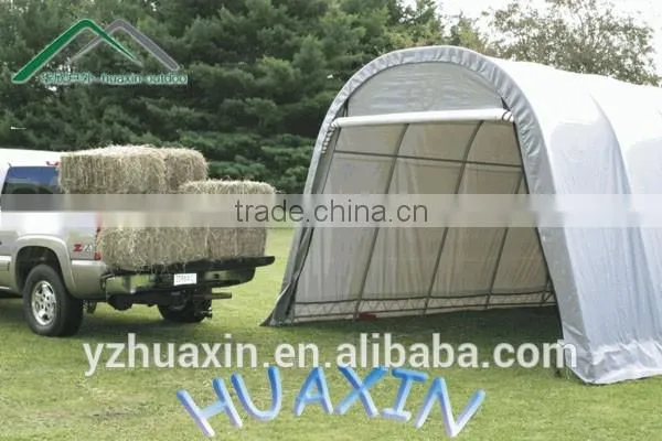 Steel Structure Car Parking Shelter and Customized Size PVC Car Shelter