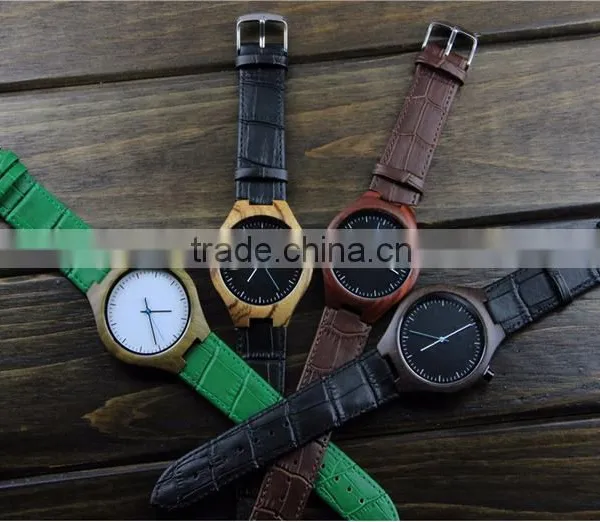 New! 2016 Japan Movt Quartz Watches Ladies Wholesale Wood Watch photo-6