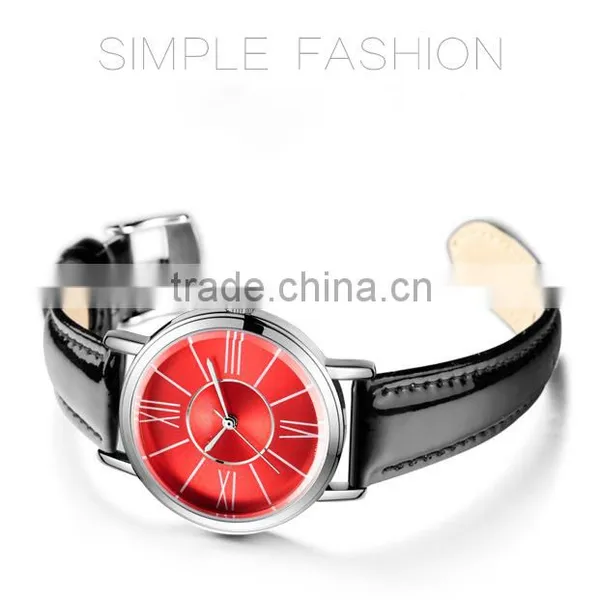 New Models From Doris Watch Roman Index Dial Bright Leather Band Fashion Watches Oem Watch photo-5